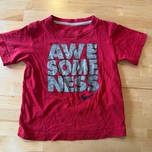 🔆 Bundle items 6 for $30 Nike Kids Red T-Shirt with Graphic Print